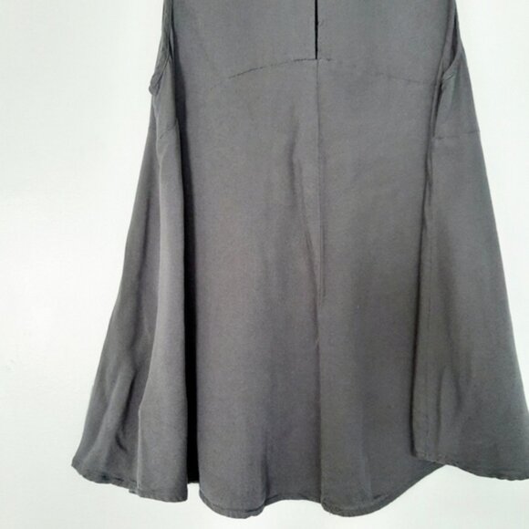 GENTLE FAWN Boho Tonal Embroidered Crewneck Tank Top Gray Sz S - Picture 10 of 15